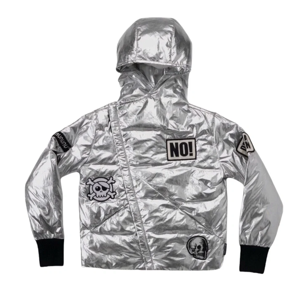Nununu Kids Metallic Puffer | Super Patch Down Jacket